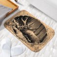 thumbnail image 6 of 1pc A Deer Lying in the Woods Absorbent Non-Slip Bathroom Thickened Flannel Rug Decor,Soft,Quick Drying,Suitable For Indoor/outdoor Use,Bathrooms,Bedrooms,Kitchens,Terrace,Laundry Rooms,16"x24", 6 of 9