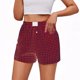 thumbnail image 2 of mfyjkho Pantalones Cortos Para Mujer, Pantalones Cortos De Verano Para Mujer, Con Cintura Elástica, Cómodos Y Con Bolsillos, Informales, Lisos, Con Botones Y Bolsillos L, 2 of 7