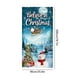 thumbnail image 3 of Decoraciones navideñas, Cubrepuertas navideño, Fondo navideño ideal para fiestas de Año Nuevo y decoración invernal. Medidas: 78,7 x 35,4 pulgadas. Cubrepuertas de poliéster., 3 of 6