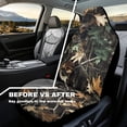 thumbnail image 3 of Jeiento Camo Hunting Waterproof Car Seat Covers for Women Men Elastic Car Front Seat Cover Universal Seat Covers for Cars Trucks SUVs Van Sedans, 3 of 7