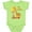 Lime Green, variant on Inktastic My Grandma Loves Me Giraffe Boys or Girls Baby Bodysuit