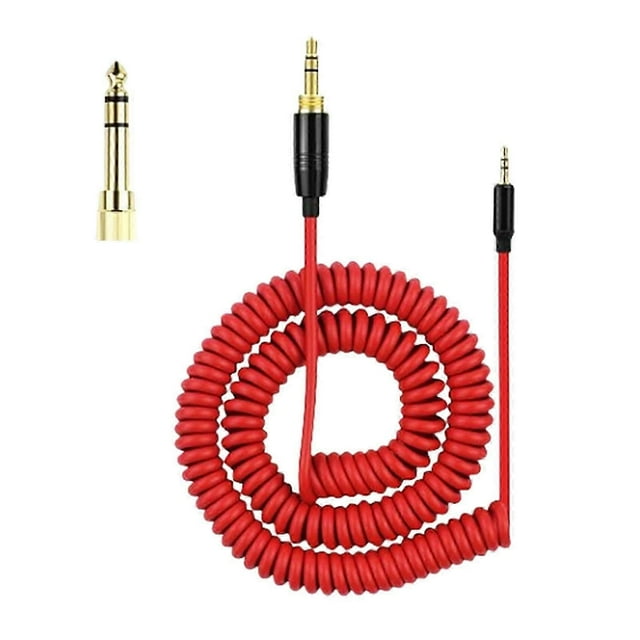 3.5mm 6.35mm Replacement Spring Cable Extension Cord For Bose 700 QuietComfort 45 QC35 QC3