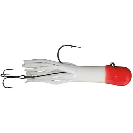 Mission Tackle Lake Trout Tube Glow Red 1/2oz
