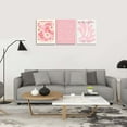 thumbnail image 3 of Hieng Pink Matisse Wall Art Prints Henri Matisse Canvas Wall Art Blush Pink Exhibition Poster Picture Minimalist Museum Artwork for Room Bedroom Set of 3, 3 of 6