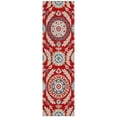 thumbnail image 2 of Addison Rugs Chantille Indoor/Outdoor Transitional Floral Red Washable Runner Rug, 2'3" x 7'6", 2 of 6