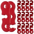 thumbnail image 2 of Shisuyan Rope Buckle Red Aluminum Alloy 40Pcs For Outdoor Enthusiasts, 2 of 8