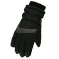 thumbnail image 2 of Bmisegm Kids Ski Snow Gloves Windproof Boys Outdoor Skating Ski Girls Snowboarding Boys Girls Winter Gloves Waterproof Mittens Black, 2 of 8