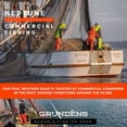 thumbnail image 3 of Grundens Men s Neptune Commercial Fishing Bib Pants Waterproof, Adjustable Large Orange, 3 of 6