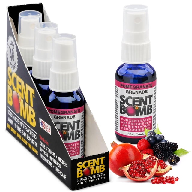 Spray ambientador Scent Bomb Granada 30 ml, paquete de 4