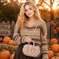 thumbnail image 4 of Fluffy Fuzzy Handbags Cloud Shoulder Bag Furry Purse Plush Faux Fur Mini Crossbody Soft Cute Small Purses for Women Girls Autumn Winter Daily Party, 4 of 5