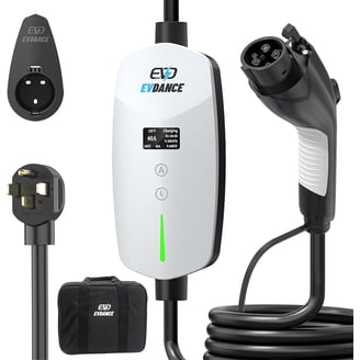 AVAPOW Level 2 Portable EV Charger, 240V 40A Electric Car Charger