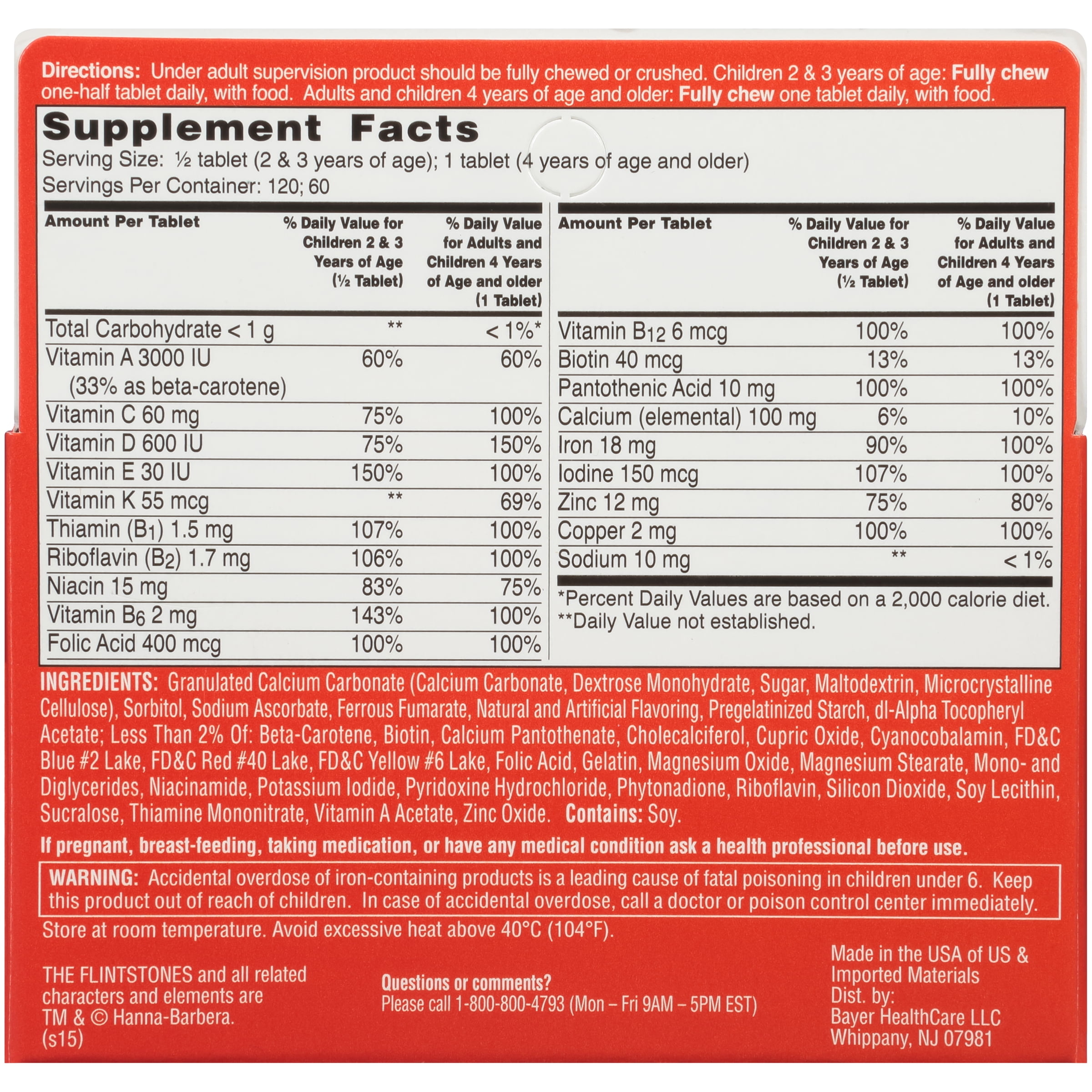 Flintstones Gummy Vitamins Nutrition Facts Besto Blog