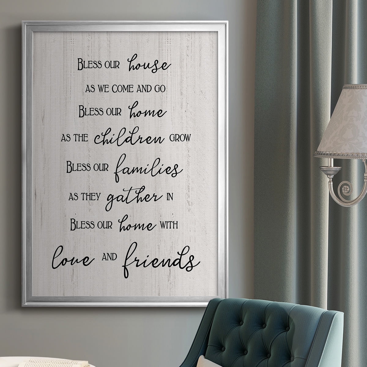 Love and Friends Premium Framed Print - Ready to Hang