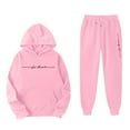 thumbnail image 4 of Gaexia Back To School Clothes for Boys Boys Tracksuit 10-12 Sweatpants Hoodie Set Soccer Outfit Printed Hoodie Sets 2 Pieces Boys Sweat Suit,Pink,5-6 Years, 4 of 4