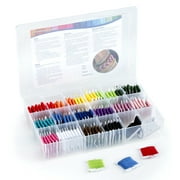 J. & P. Coats Organizer with Embroidery Floss, 100 Count