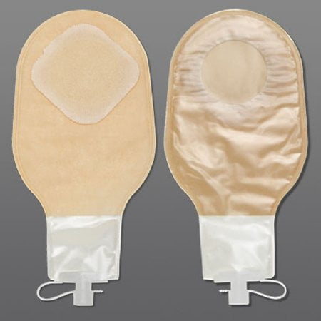 Pouchkins Urostomy Pouch, One-Piece System 8-3/4 Inch Length 38 mm Stoma Trim To Fit, 3797 - Box of 10