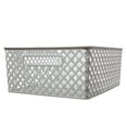 Mainstays Medium White Decorative Storage Basket