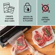 Avid Armor Vacuum Sealer Bag Rolls, 8 x 50, 2 Pack, BPA-Free Embossed