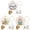 A 1PCS & B 1PCS & C 1PCS, variant on YWIYIUD Easter Embroidery Kit, 1 Set Craft Kits for Beginners with Embroidery Fabric & Needles, DIY Needlepoint Kit with Embroidery Hoop Thread Needle for Craft Lover Birthday Gifts 8inch