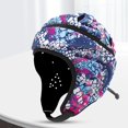 thumbnail image 4 of Soumake Adjustable Anti-collision Rugby Helmet Head Protector Football Goalkeeper EVA Padded Headgear Cycling Accessories, 4 of 8
