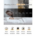 thumbnail image 4 of Spring Tulips Flower Black Out Curtains 72 Inch Long, Light Blocking Drapes with Black Liner, Vintage Floral Barn Doors Rustic Beige Thermal Blackout Curtains for Bedroom Living Room 52"x72" 2 Panels, 4 of 8