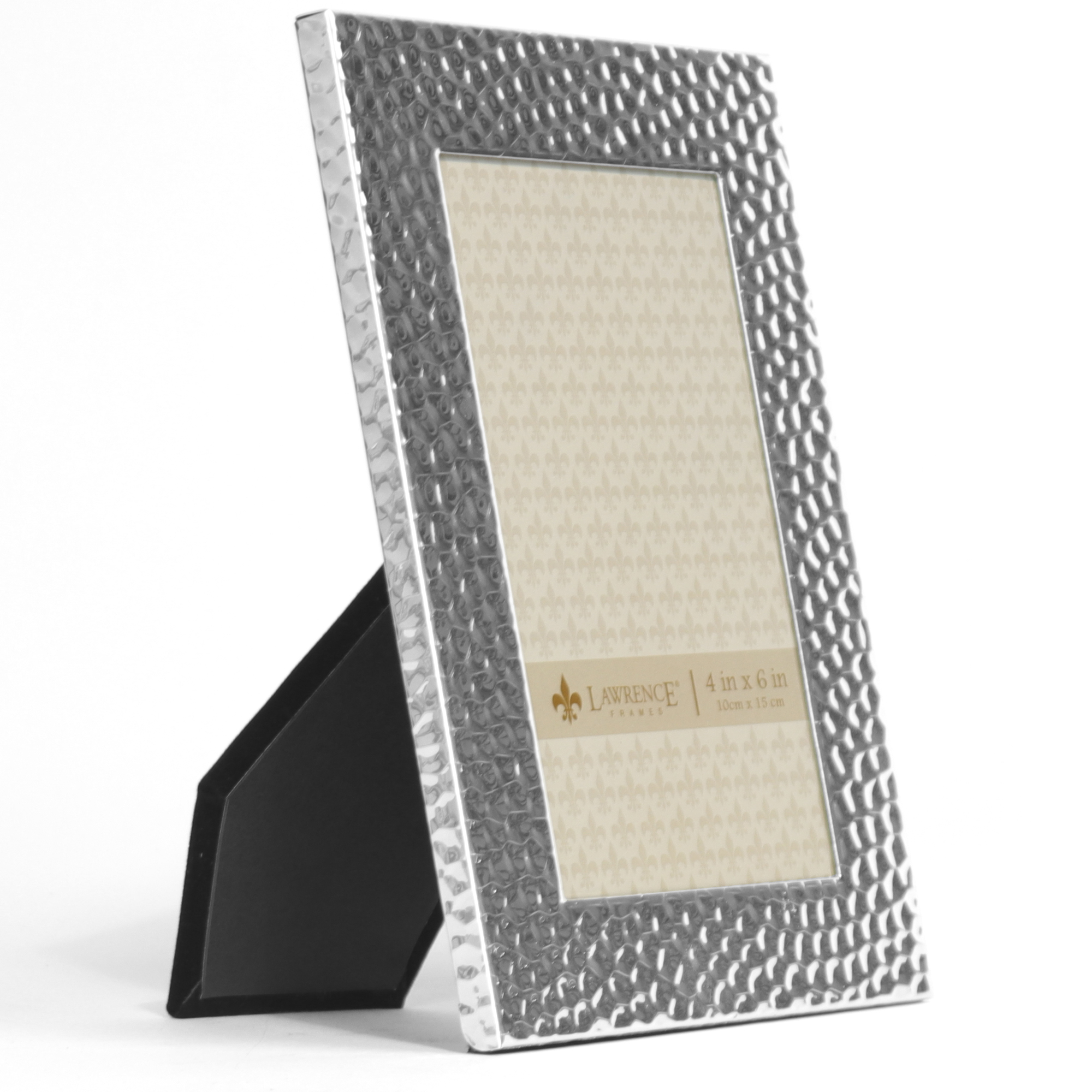 4x6 Hammered Metal Frame - Silver