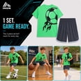 thumbnail image 2 of RBX Boys Athletic Outfit Shorts Set Breathable Performance Graphic Tee and Mesh Gym Shorts 2 Piece, 2 of 7