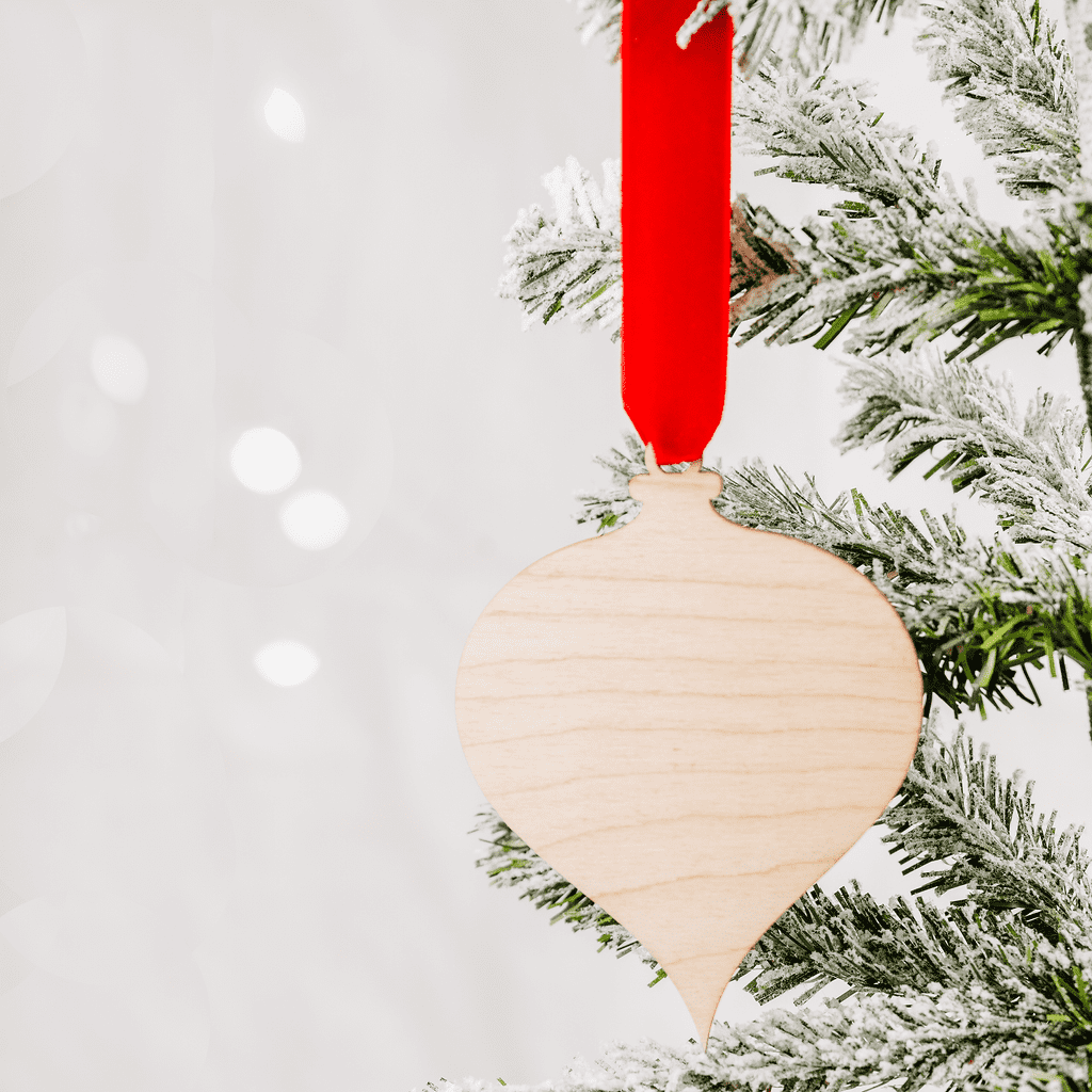 Christmas Ornament 6 inch, Pack of 25 Small Wood Cutouts, Paintable Christmas Ornaments to Decorate and Craft, by Woodpeckers
