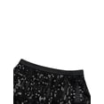 thumbnail image 6 of Seyurigaoka Women Sequined Fringe Skirt Glitters Elastic Waist Miniskirt, 6 of 8
