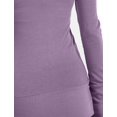 thumbnail image 4 of J. METHOD Women's Snap Button Cardigan Long Sleeve Knit Ribbed Sweater NEWJ181 Lilac Grey XL, 4 of 5