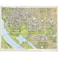 thumbnail image 2 of Passonneau 18x15 Gold Ornate Wood Framed with Double Matting Museum Art Print Titled - Monumental Center Washington DC - Passonneau 1996, 2 of 4