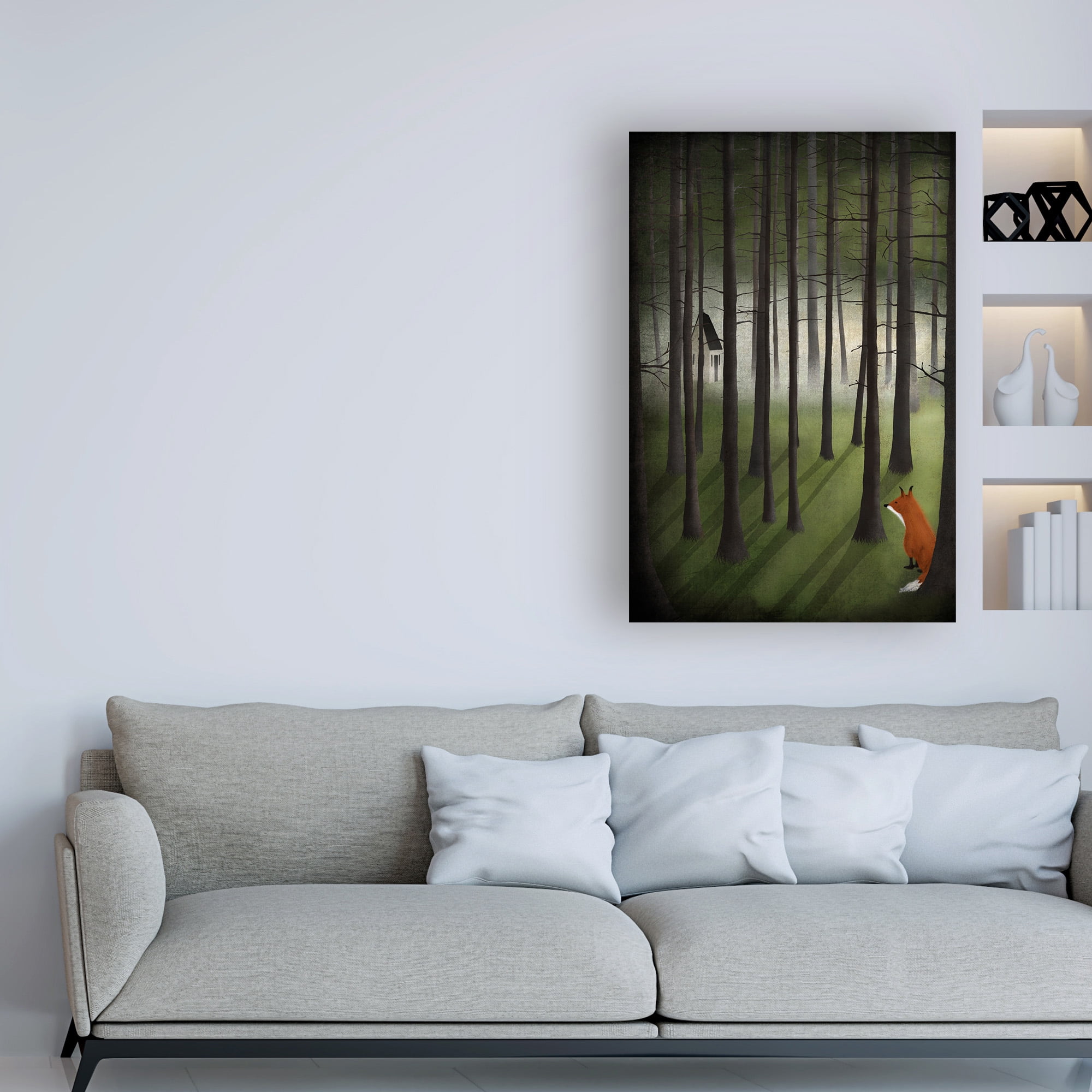 Trademark Fine Art 'Glade' Canvas Art by Maja Lindber