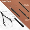 thumbnail image 6 of 16PCS Manicure Set, Stainless Steel Nail Care Kit, Nail Grooming Kit with Leather Storage Case, 6 of 7
