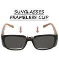 thumbnail image 5 of Gafas de sol con clip, gafas de sol polarizadas sin marco, lentes de sol con clip, repuestos, 5 of 5