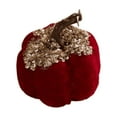 thumbnail image 2 of Artificial Pumpkin Decoration, Mini Velvet Foam Pumpkins for Fall Tabletop, Thanksgiving, Halloween, Farmhouse Decor, Autumn Wedding Centerpieces and Holiday Home Decorations, 2 of 7