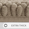 thumbnail image 3 of Alfombra de baño Yimobra Ultra Plush Chenille, 44 x 24 cm, color camel, 3 of 9