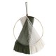 thumbnail image 4 of Tapiz de pared de macramé con borlas bohemias, tejido a mano, decoración de arte de pared bohemio Verde, 4 of 9