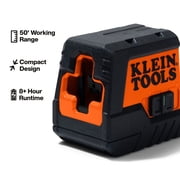 Klein Tools Green Compact Cross-Line Self-Leveling Laser Level, 50-Foot