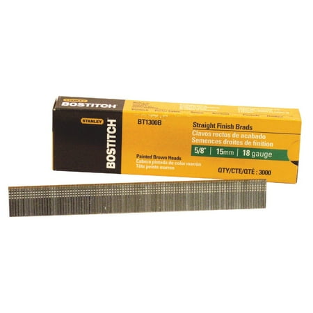 

1PK Bostitch 18-Gauge Coated Brad Nail 5/8 In. (3000 Ct.)