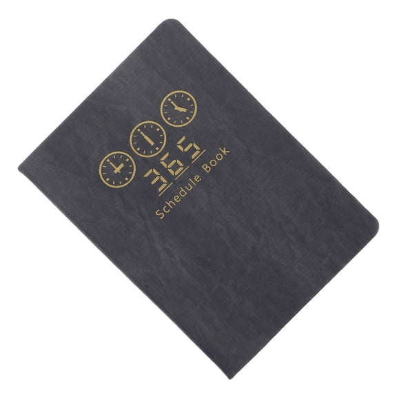 NIAIZEK 2026 Calendar Notebook Grey Hardcover Planner with Monthly and Weekly Layouts for Work