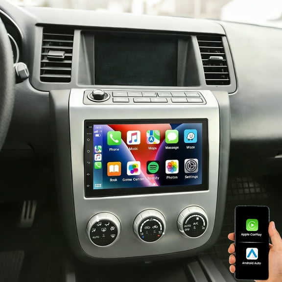 Gsuatey Android Car Stereo for Nissan Murano Z50 2003-2008, 7" Double Din Touchscreen Bluetooth Car Radio with Wireless CarPlay Android Auto GPS Navigation WiFi FM/RDS Backup Camera MIC