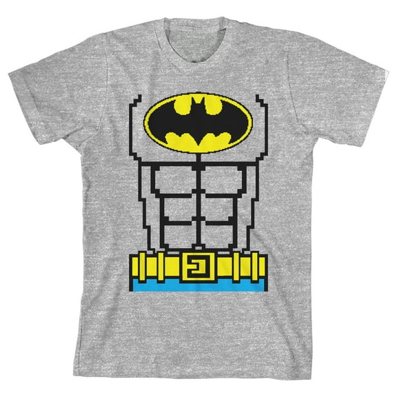 Batman Cosplay Boy's Athletic Heather T-shirt-Small