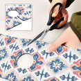 thumbnail image 6 of Yayeee Faucet Mat for Kitchen Sink 30" Diatomite Long Splash Guard Pad, Navy Blossom Mosaic, 2 Pack, 6 of 7