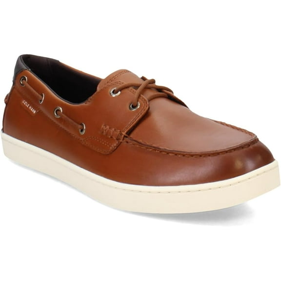 Cole Haan Men's Nantucket Boat Shoes Loafer, CH BRIT TAN/IVOR, 12