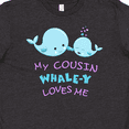 thumbnail image 4 of Inktastic My Cousin Whale-y Loves Me Youth T-Shirt, 4 of 5