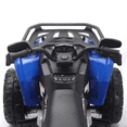 thumbnail image 6 of Funride 24 Volt Ride on Toys with Remote Control, Oversized ATV for Kids, 2-Seater 4 Wheeler for Toddlers, Power Car Wheels with Music, Bluetooth, Headlights, EVA Tires, Blue, 6 of 12
