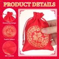 thumbnail image 3 of unbranded 20Ud Bolsas Para Dulces Y Regalos Con Cordón Elegante Color Rojo, 3 of 6