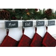 thumbnail image 3 of The Original MantleClip Stocking Holder with CHALKBOARD Icons, Silver 4-pack, 3 of 7