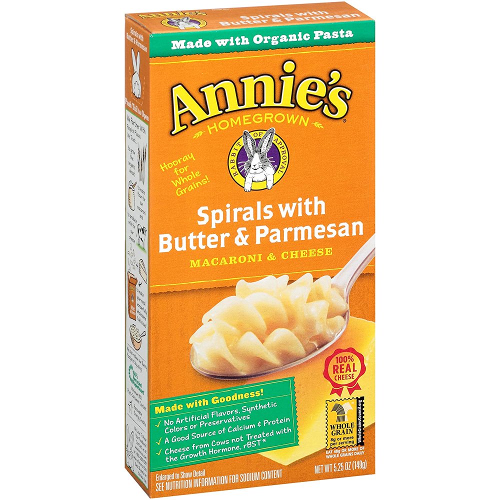 Annies Spirals With Butter & Parmesan Macaroni and Cheese, Natural