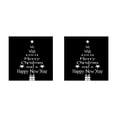 thumbnail image 3 of maskred 1/2/3/5 Christmas New Year Letters Wall Sticker Decal Removable Room Wall Decoration white 2PCS, 3 of 6